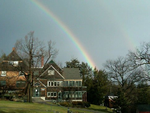 Rainbow over Walden School